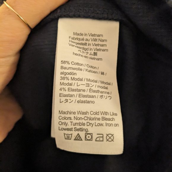 J. CREW Navy Cropped Cardigan (Size M) - Picture 5 of 6